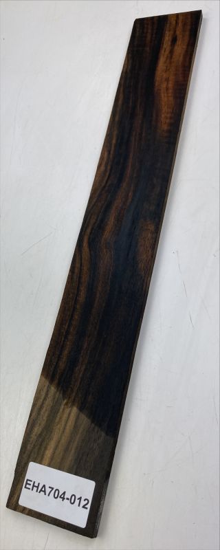 Fretboard African Ebony 510x72x10mm Unique Piece #012